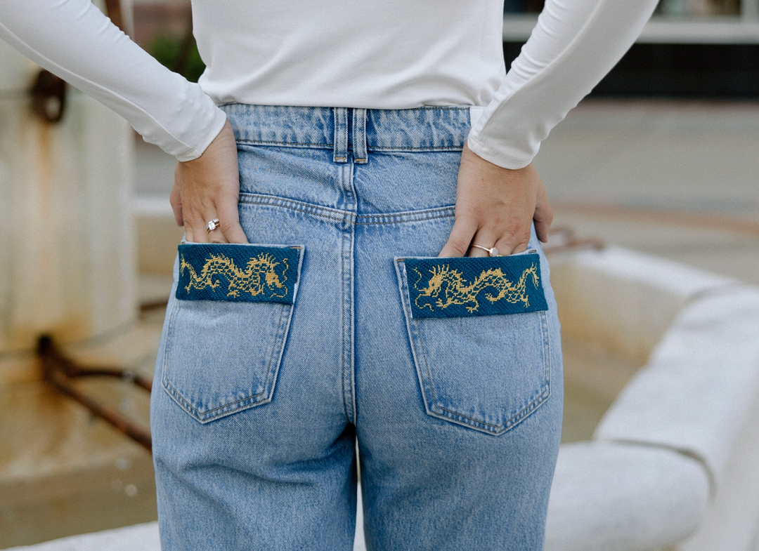 Golden Dragon Pocket Topper