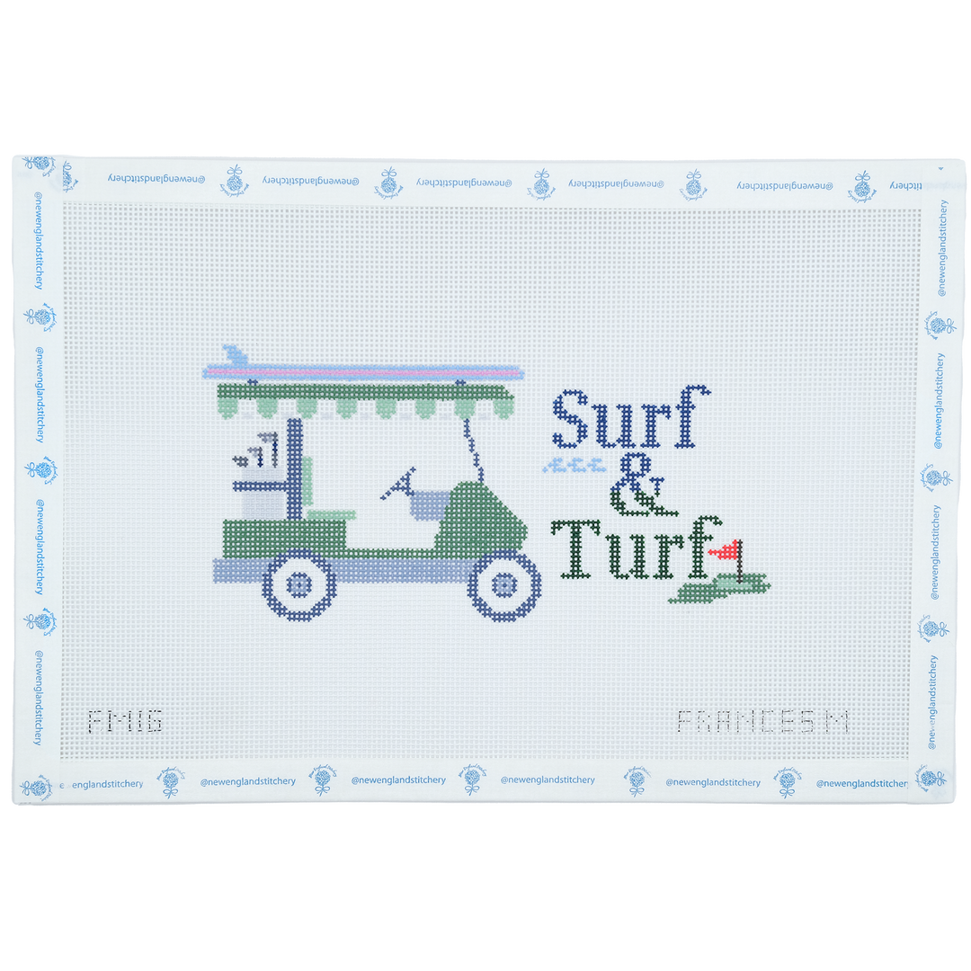 Surf and Turf Golf Cart