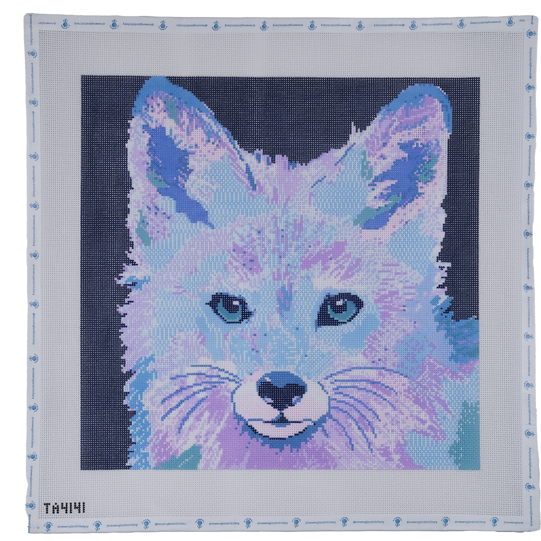 Fox on Blue