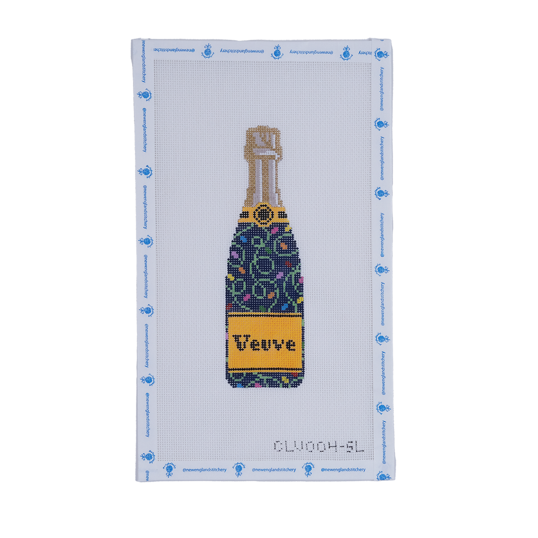 Holiday Lights Veuve Bottle