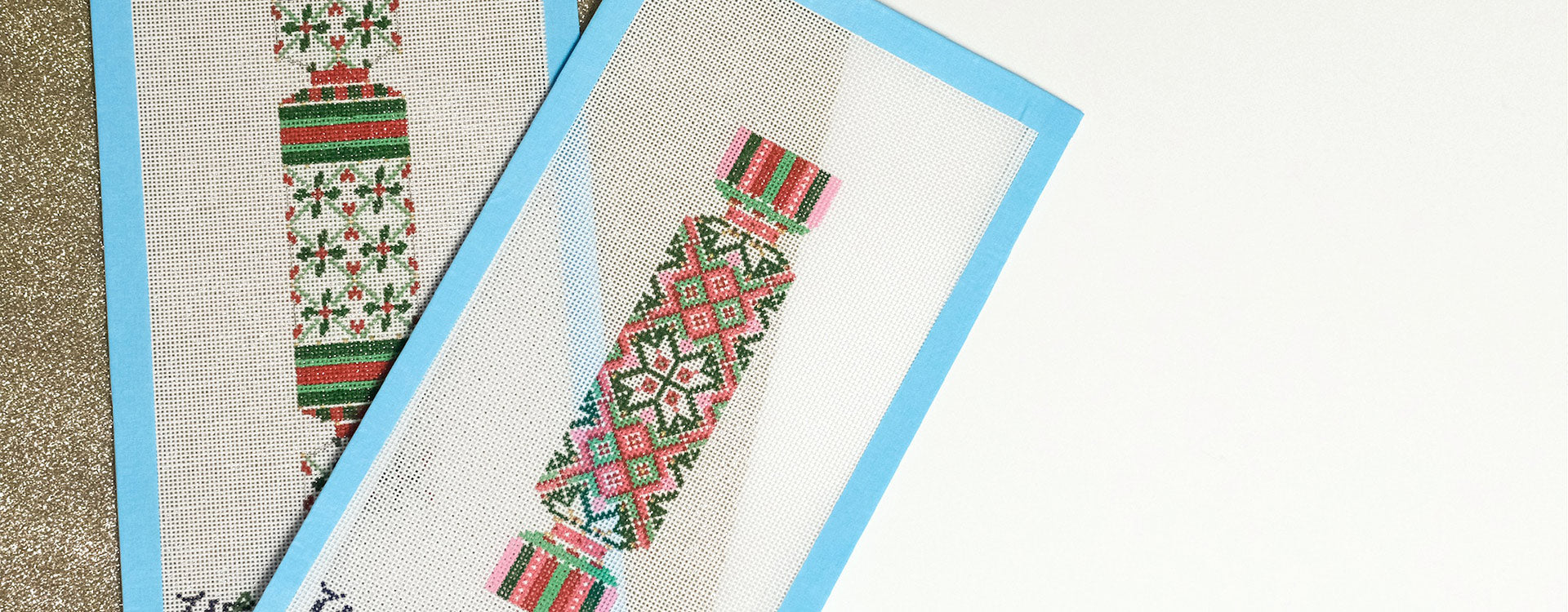 New England Stitchery | Holiday Embroidery Canvases | Winter Canvases