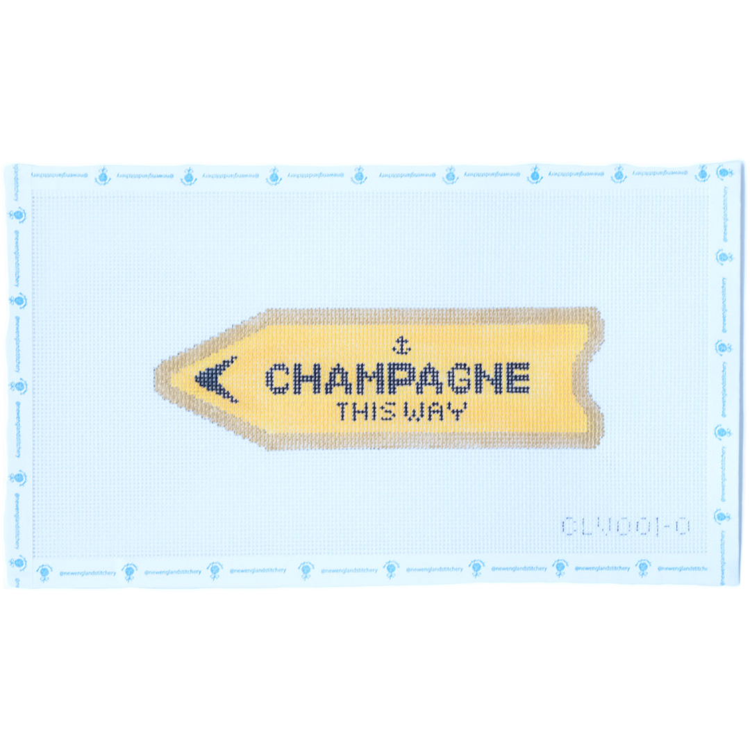 Champagne This Way - Orange